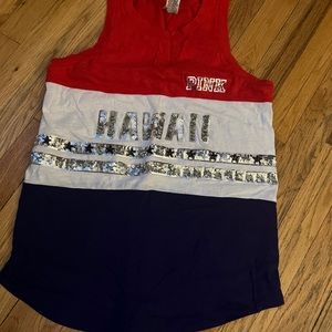 Sequin Hawaii Tank